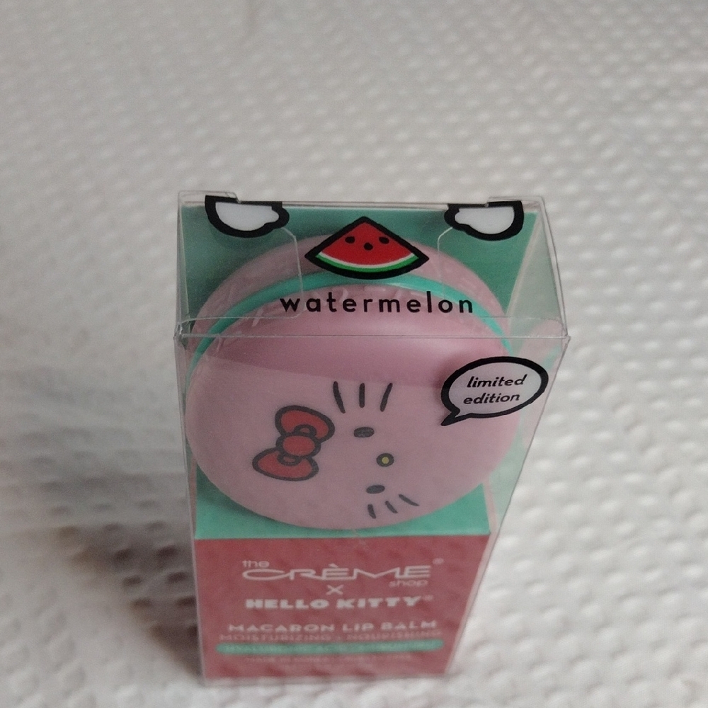The Crème Shop x Hello Kitty Pink Macaron Lip Balm - Watermelon - Picture 3 of 3